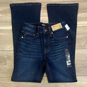 Edgely Women's Size 0 Dark Blue Wide Leg Jeans